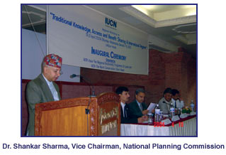 Dr. Shankar Sharma, Vice Chairman of the National Planning Commission speaking on the workshop.